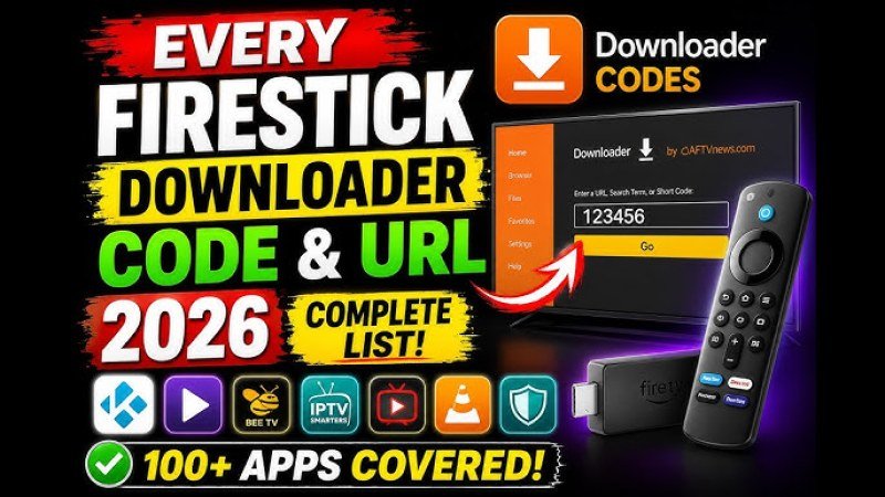 Codes Downloader Firestick 2026 : Le Guide Ultime IPTV