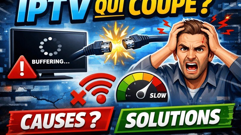 IPTV qui coupe le soir : Causes et solutions radicales