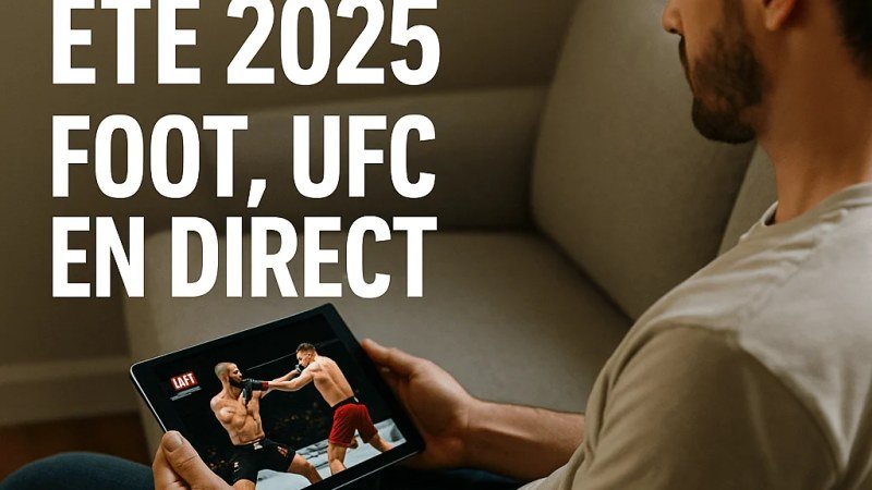 UFC en direct IPTV : Regarder les combats en HD et sans coupure