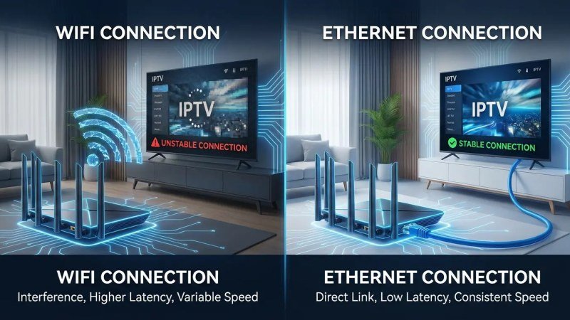 Wi-Fi vs Ethernet IPTV : Le guide ultime pour une stabilité 4K